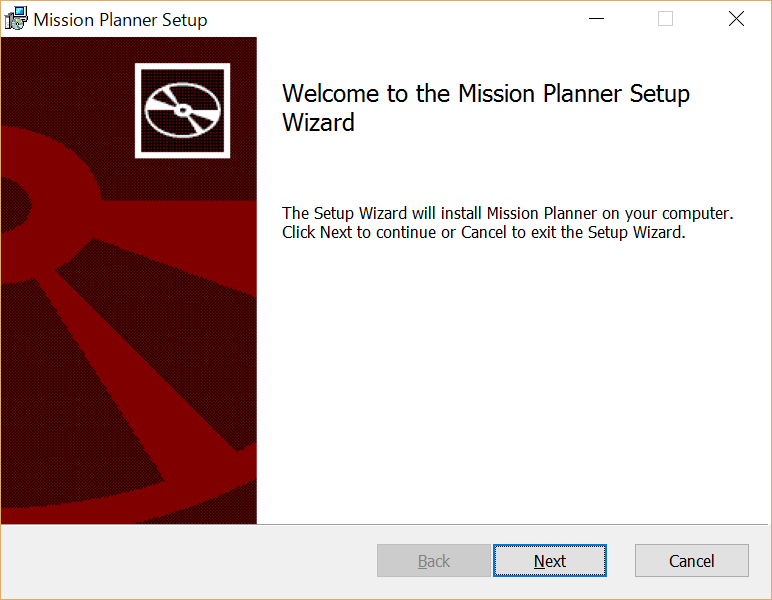 Mission Plannerのインストーラー