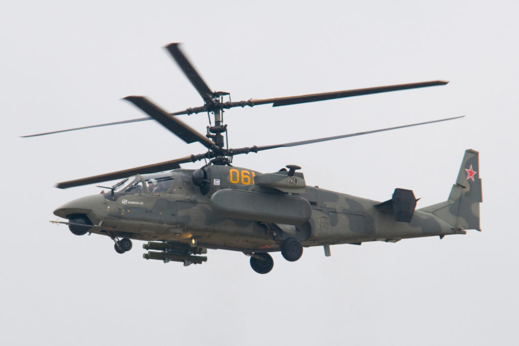 二重反転式ローター Ka-52 Helicopter