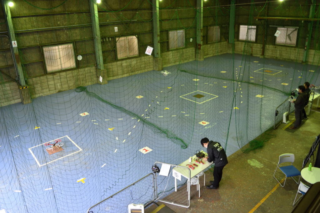 ドローンスクールジャパン東京中目黒校の練習場